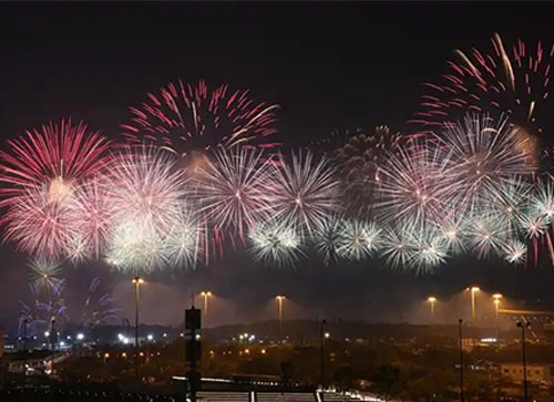 岐山县焰火晚会